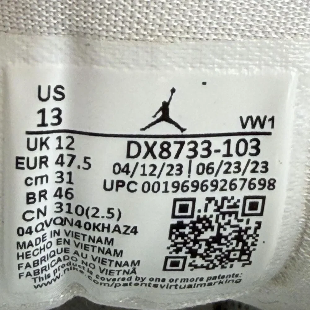 Jordan Luka 1 Shoes Mens Size 13 White Green Basketball DX8733-103 Sneakers